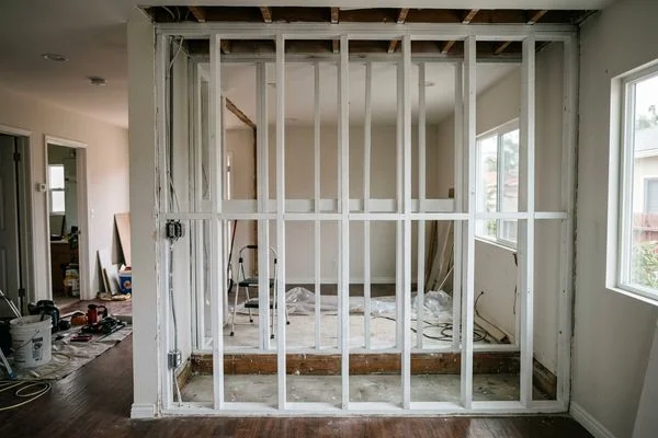Post-remediation cavity ready for rebuild